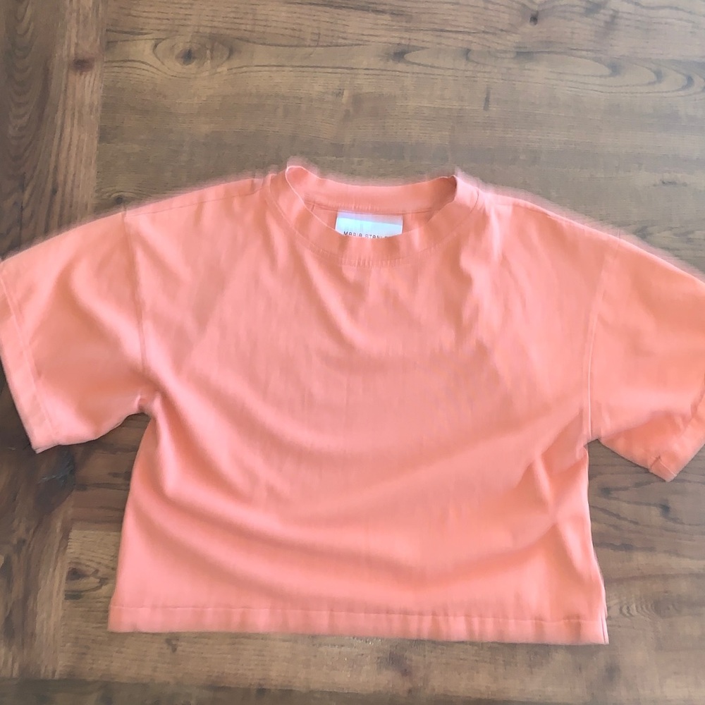 Maria Stanley Orange Crop Tee